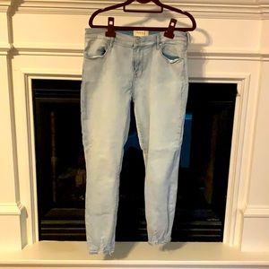 Pac Sun light denim ankle Jeggings size 30